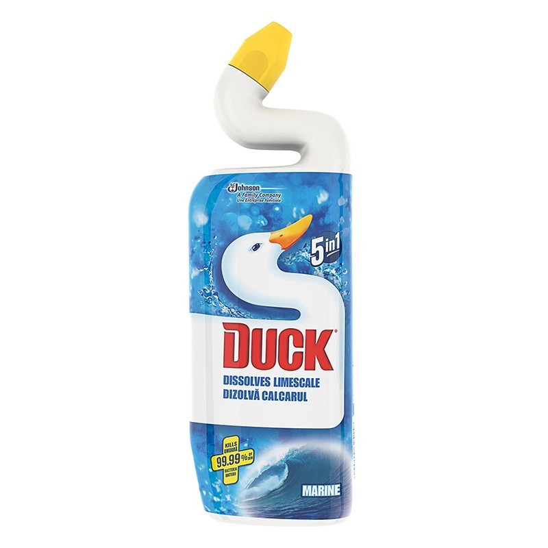 Reducere 14% - Dezinfectant Toaleta Gel Duck 5 in 1 Marine, 750 ml 1 Dezinfectant Toaleta Gel Duck 5 in 1 Marine