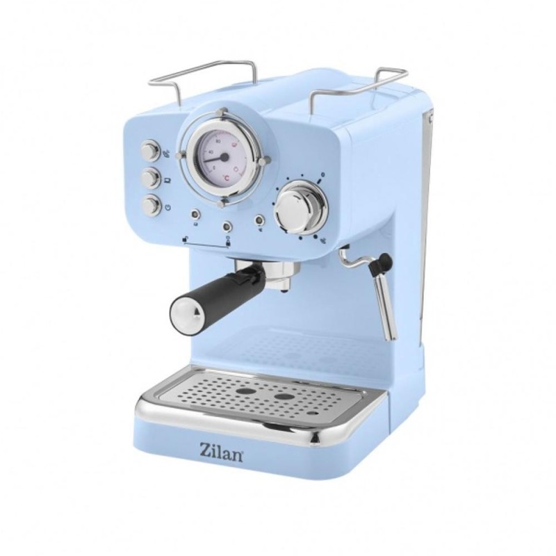 Reducere 14% - Espressor Manual, 15Bar, Capacitate 1.25 l, Putere 1100W, Albastru 1 Espressor Manual