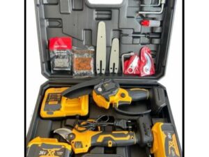 Set Mini-Drujba + Foarfeca Electrica - 2 Acumulator 36V
