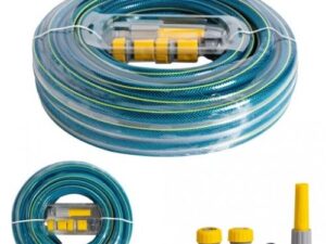 Furtun BLUEBOS PLUS 3/4" 20m cu set duze