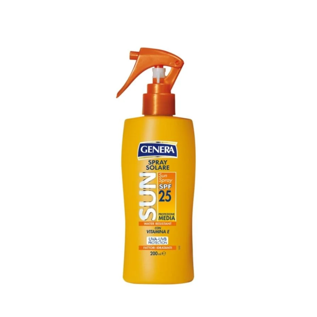 Reducere 20% - Genera SUN Spray solar SPF25, 200ml 1 Genera SUN Spray solar SPF25