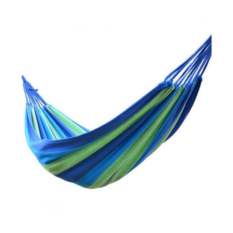 Reducere 14% - Hamac din Material Textil, 200 x 160 cm, Albastru, Grunberg 1 Hamac din Material Textil