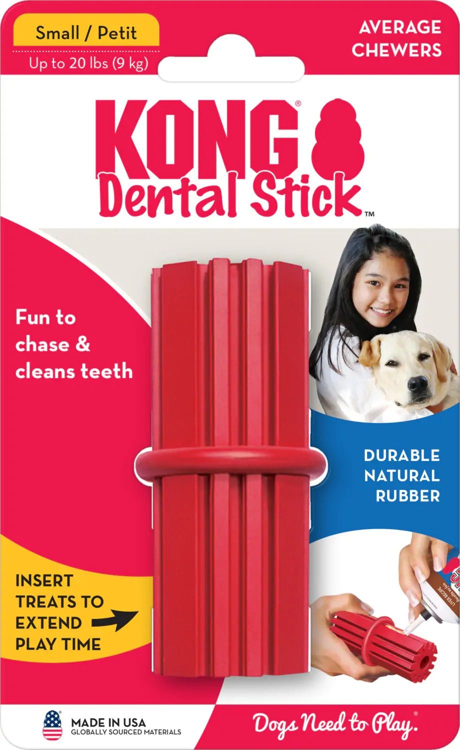 Reducere 34% - Stick Dental Kong Mediu 1 Stick Dental Kong Mediu