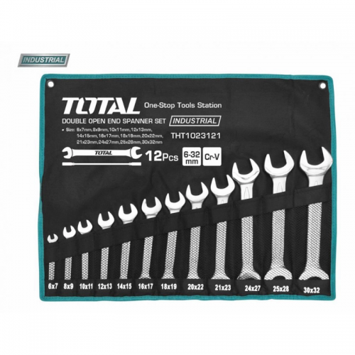 Reducere 27% – Trusa scule / 12 chei fixe TOTAL - 6-32mm (INDUSTRIAL) 1 Trusa scule / 12 chei fixe TOTAL - 6-32mm (INDUSTRIAL)