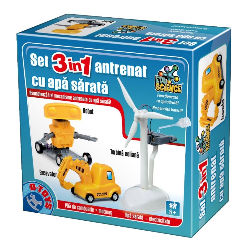 Reducere 14% - Joc Educativ 3 in 1, D-Toys, Actionat cu Apa Sarata 1 Joc Educativ 3 in 1