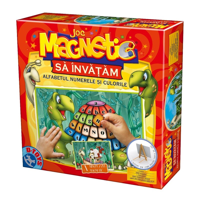 Reducere 14% - Joc Educativ, D-Toys, Testoasa Fermecata, cu Litere si Numere 1 Joc Educativ