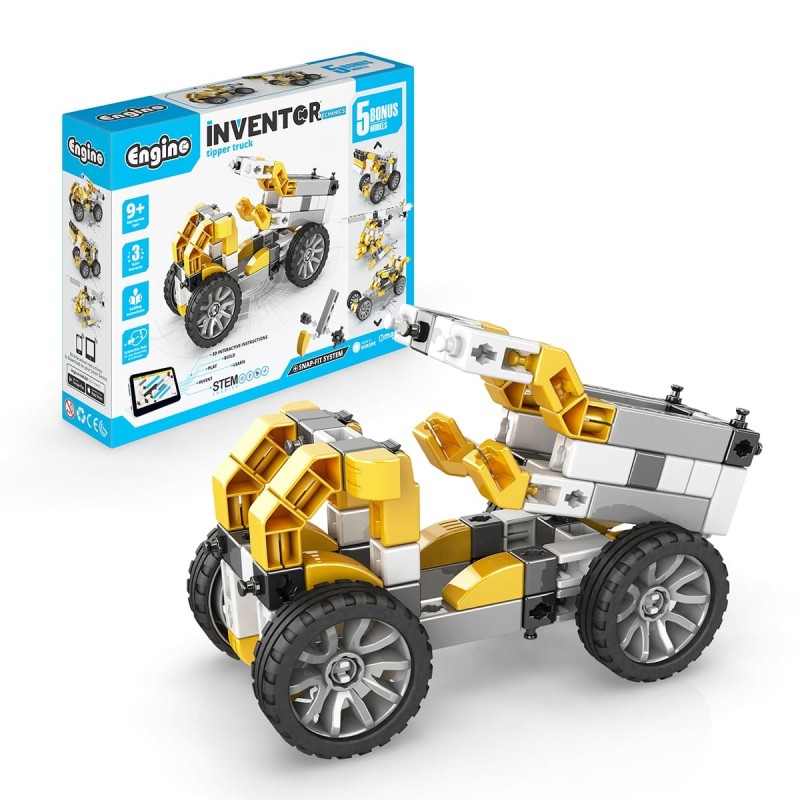 Reducere 14% - Joc Educativ, Inventator Mecanica: Camion Basculant, Engino 1 Joc Educativ
