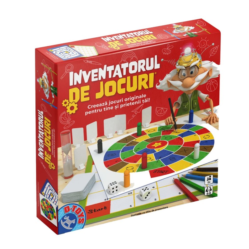 Reducere 14% - Joc Interactiv si Creativ: Inventatorul de Jocuri, D-toys 1 Joc Interactiv si Creativ: Inventatorul de Jocuri