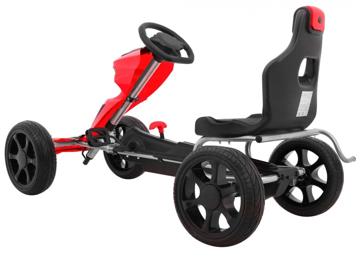 Reducere 18% - Kart cu pedale pentru copii Grand Ride (1502) Rosu - Autokids.ro 2 Reducere 18% - Kart cu pedale pentru copii Grand Ride (1502) Rosu - Autokids.ro - imagine 2