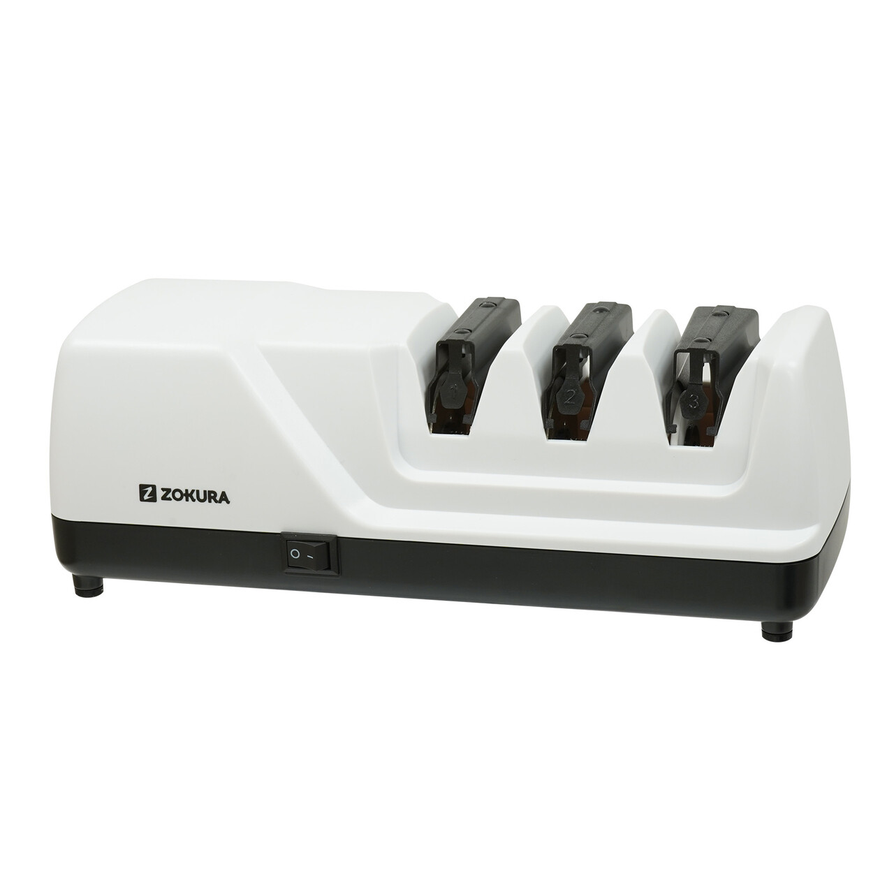 Reducere 40% - Ascutitor electric de cutite 3 etape, 18W - Zokura 1 Ascutitor electric de cutite 3 etape