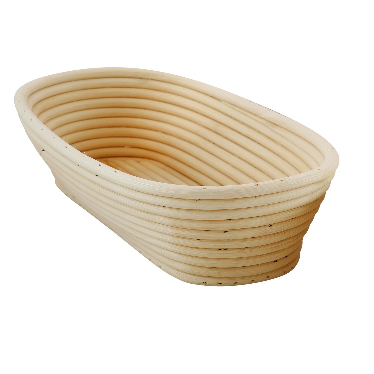 Reducere 49% - Cos oval pentru dospire aluat, ratan, 28 x 15 cm - Zokura 1 Cos oval pentru dospire aluat