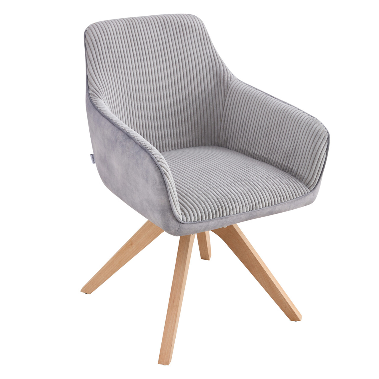 Reducere 53% - Scaun Pesa, Homla, 60x56x82 cm, poliester/lemn/poliuretan, gri 2 Homla