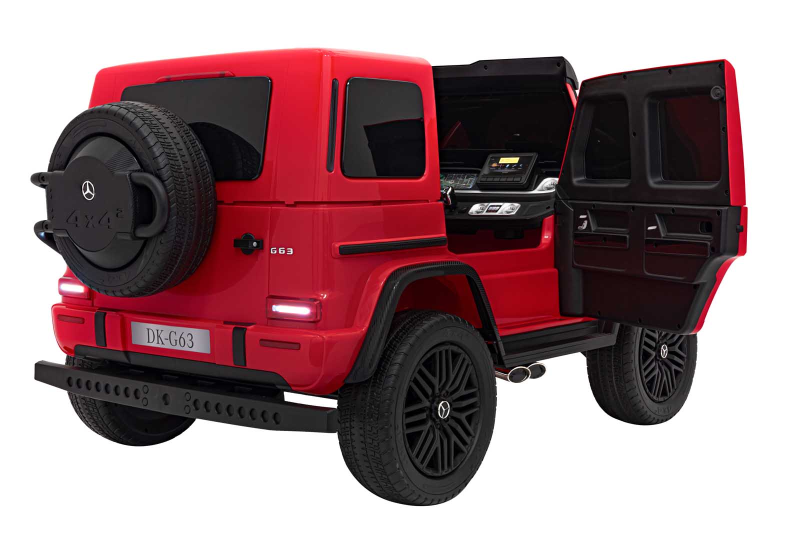 Reducere 11% - Masinuta electrica pentru copii cu 2 locuri, Mercedes AMG G63 NOU XXL 24V 800W 4x4 Rosu - Autokids.ro 2 Mercedes AMG G63 NOU XXL 24V 800W 4x4 Rosu - Autokids.ro
