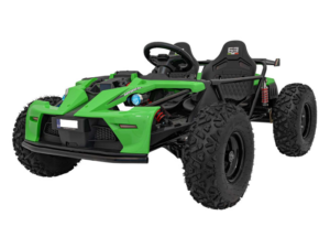 UTV electric pentru copii 8-15 ani cu 2 locuri 48V 800W Buggy GENERAL XXL cu viteza max 25km/h (2358) Verde - Autokids.ro