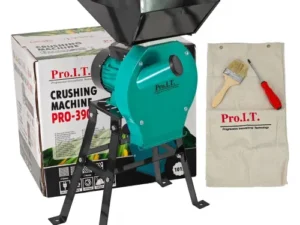 Moara electrica cu suport din metal pentru cereale si stiuleti (2 in 1)
