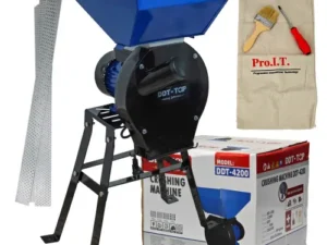 Moara electrica cu suport din metal pentru cereale si stiulet