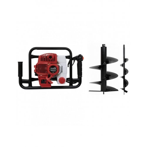 Reducere 12% - Set Motoburghiu pentru pamant 2.5 Cp, Campion Fachmann + 2 Burghii 200/300 mm x 800 mm 1 Set Motoburghiu pentru pamant 2.5 Cp