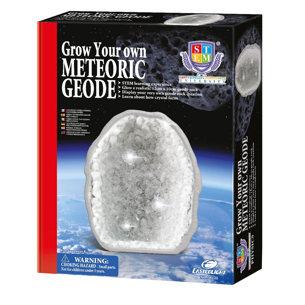 Reducere 50% - Set educativ, Eastcolight, Creeaza o geoda meteorica, Alb 1 Set educativ