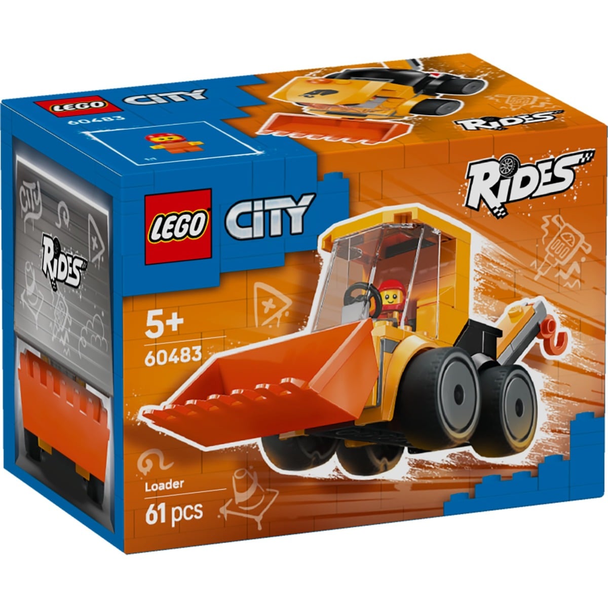 Reducere 20% - LEGO® City - Vehicule - Incarcator de constructii (60483) 1 LEGO® City - Vehicule - Incarcator de constructii (60483)