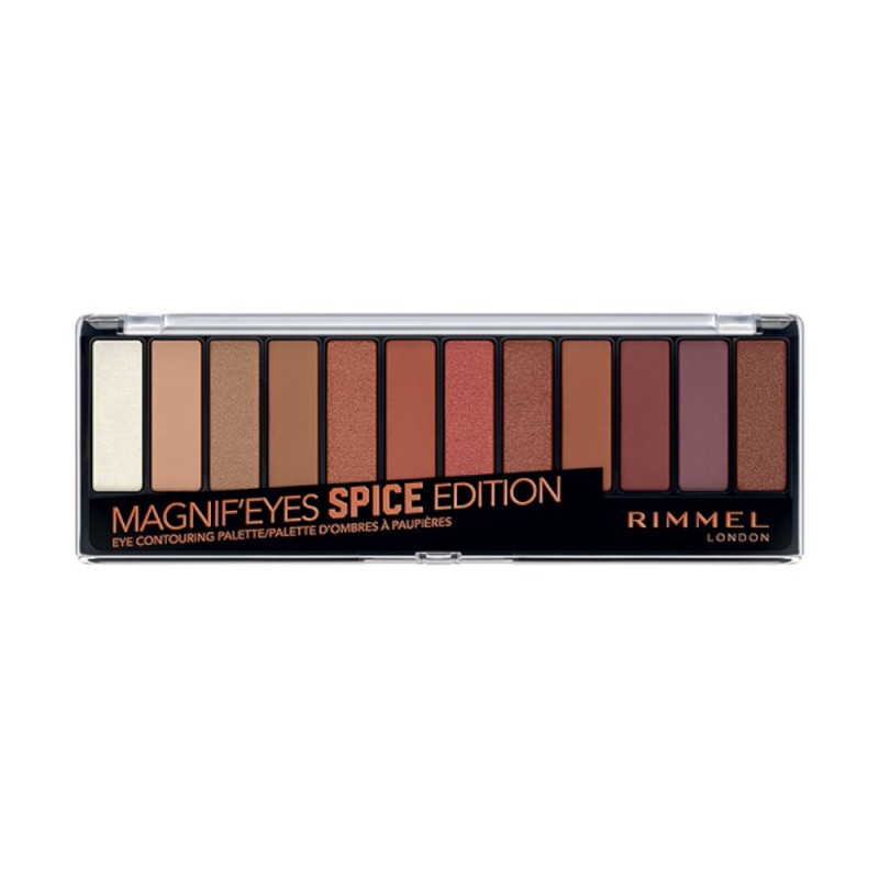 Reducere 14% - Paleta de Farduri Rimmel London, Magnif'eyes 005 Spice Edition, 14.2 g 1 Paleta de Farduri Rimmel London