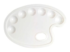 Paleta Pictura Plastic Ovala 30 x 22 cm CWR