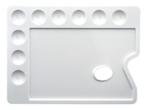 Paleta pictura plastic rectangulara 30x22 cm CWR