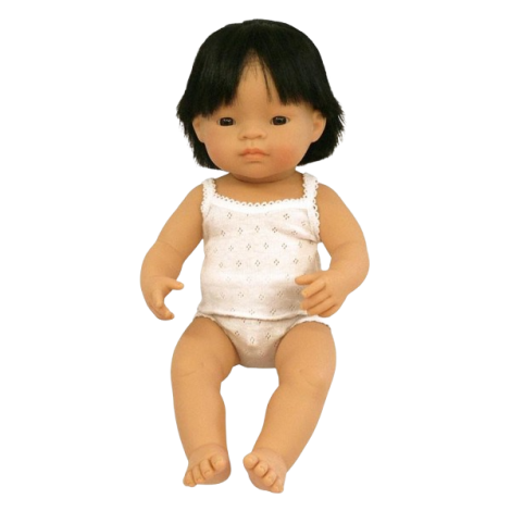 Reducere 40% - Papusa baiat asiatic 38 cm ML31155 Miniland 1 Papusa baiat asiatic 38 cm ML31155 Miniland