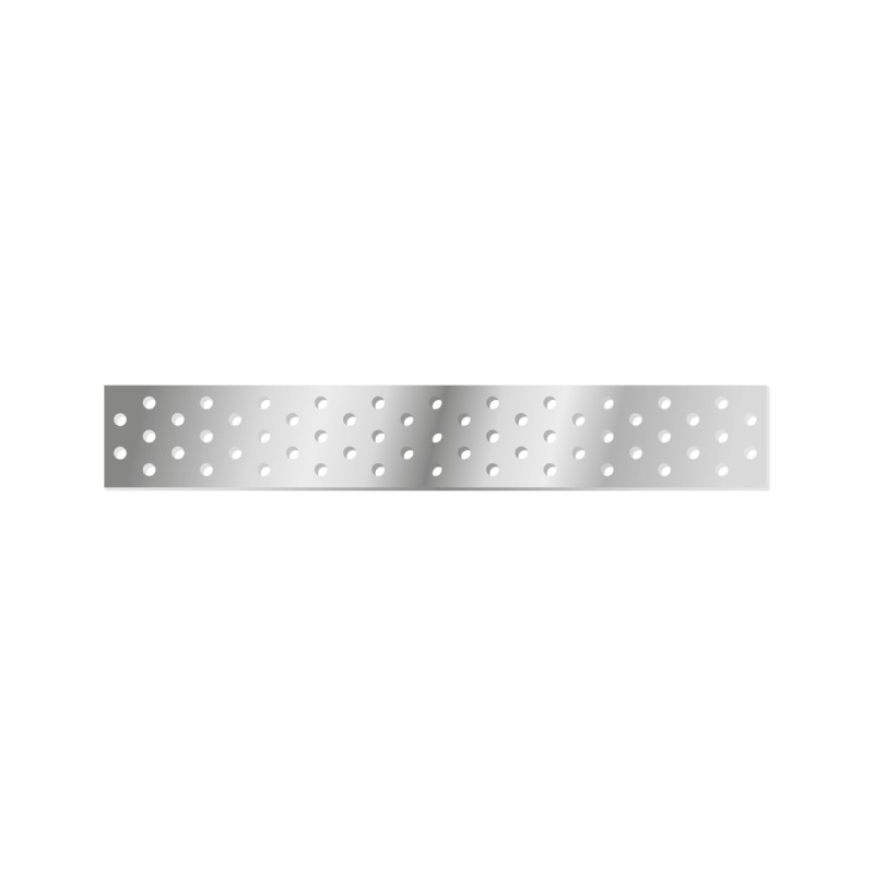 Reducere 14% - Placa Perforata 1.5 Mm, Zincata, 100 X 320 X 1.5 Mm 1 Placa Perforata 1.5 Mm