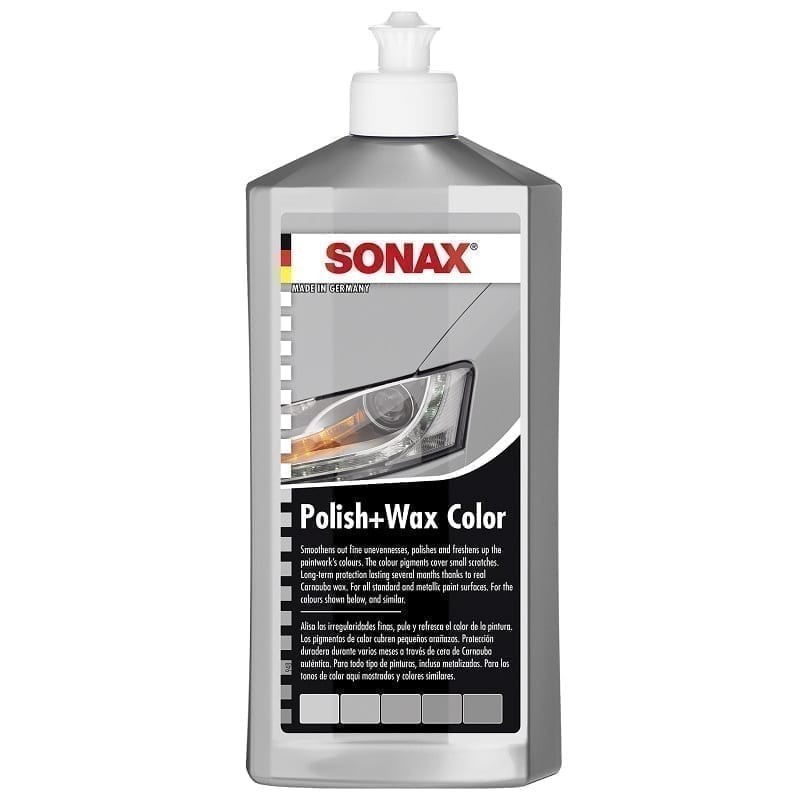 Reducere 14% - Polish cu Ceara pentru Culoarea Gri, Polish&Wax Nanopro, 250 ml, Sonax 1 Polish cu Ceara pentru Culoarea Gri