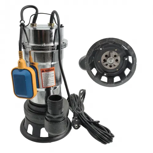 Reducere 22% - Pompa pentru apa murdara , cu plutitor si tocator , 3000 W , Adancime evacuare maxim 8 Metri, corp inox 1 Pompa pentru apa murdara