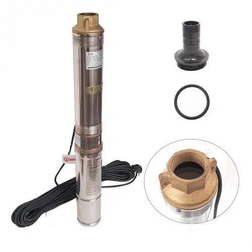 Reducere 25% - Pompa de apa submersibila de adancime - 8 turbine, 1500 W, 120m inaltime - 25m Cablu 1 Pompa de apa submersibila de adancime - 8 turbine