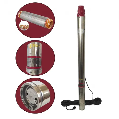 Reducere 13% - Pompa submersibila apa curata, mare adancime, DDT 4QJD2-24, 2500W, 24 turbine, 12 m³/h 1 Pompa submersibila apa curata