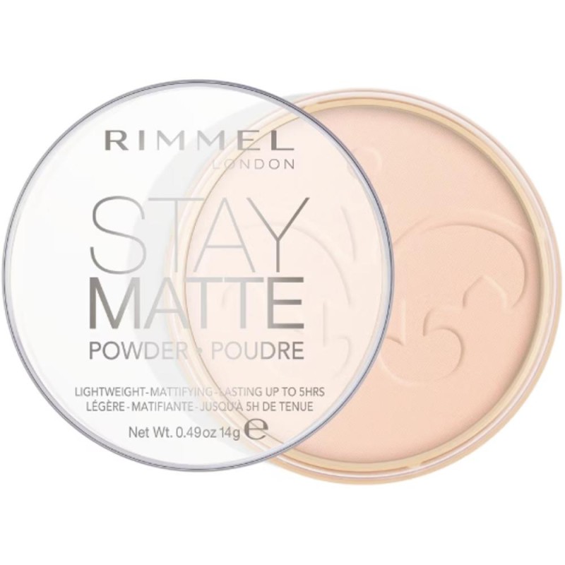 Reducere 14% - Pudra Stay Matte, 002 Pink Blossom, 14 g 1 Pudra Stay Matte