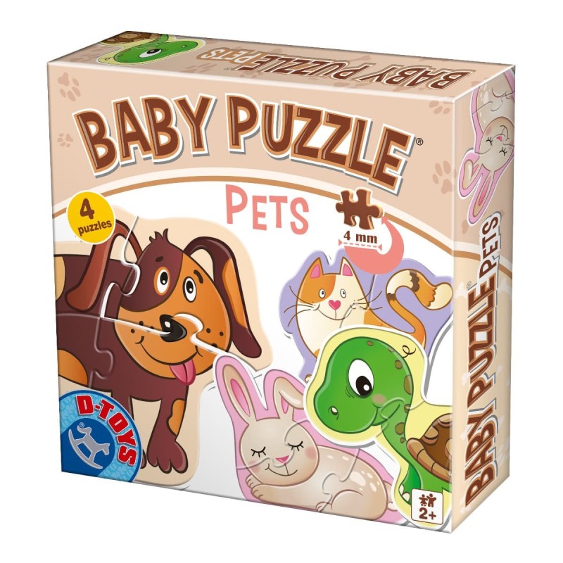 Reducere 14% - Puzzle pentru Bebelusi, D-Toys, Animale de Companie 1 Puzzle pentru Bebelusi