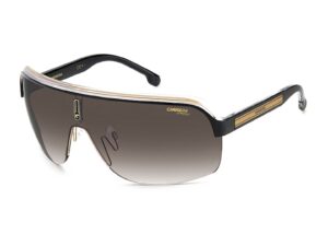 Ochelari de soare shield cu lentile in degrade - Negru/Auriu antichizat