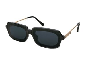 Ochelari de soare dreptunghiulari Maria - Negru/Bronz