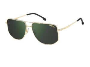 Ochelari de soare aviator cu rame metalice - Auriu