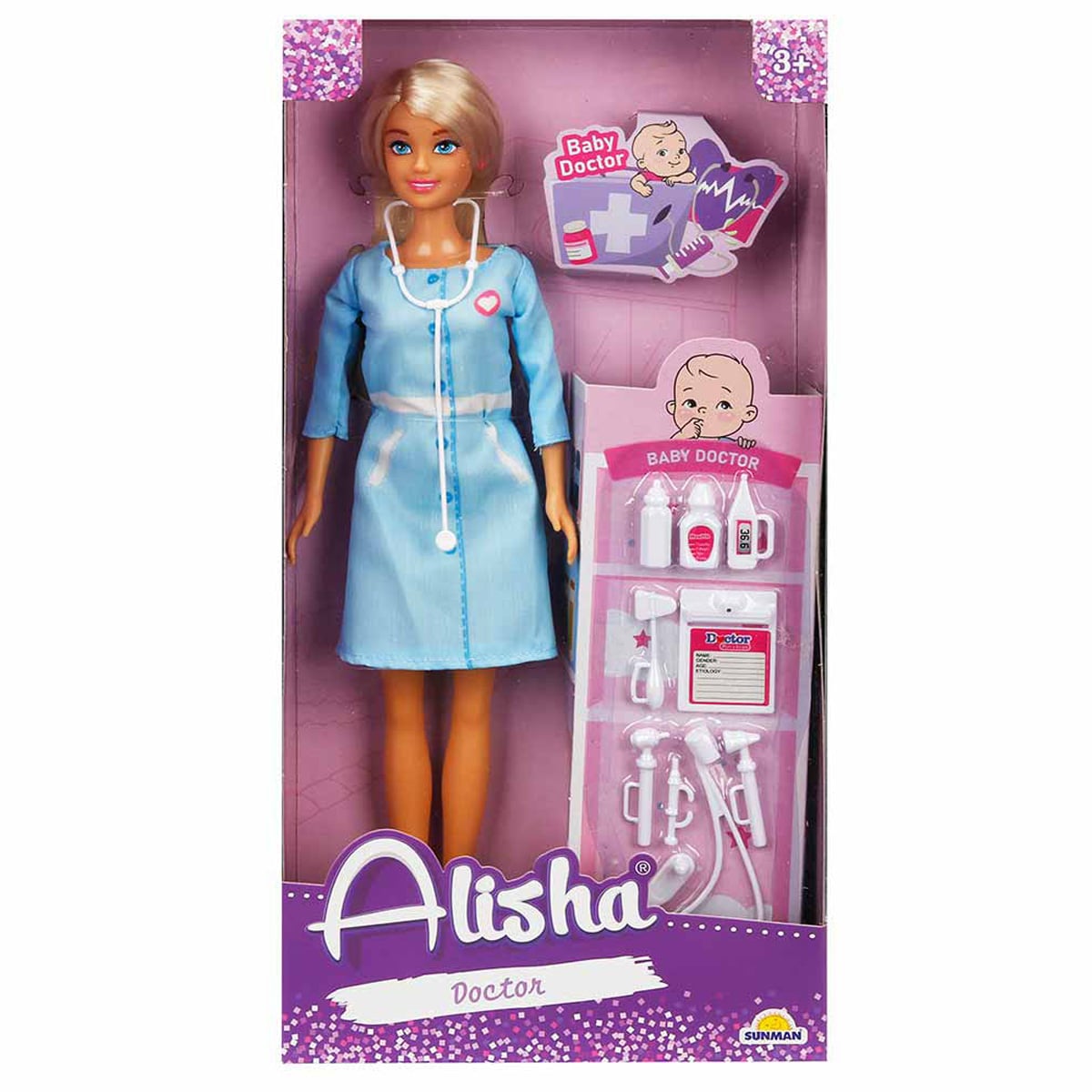 Reducere 44% - Set de joaca Alisha, Doctor cu accesorii 1 Set de joaca Alisha