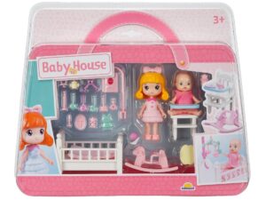 Set de joaca cu papusa si bebelus