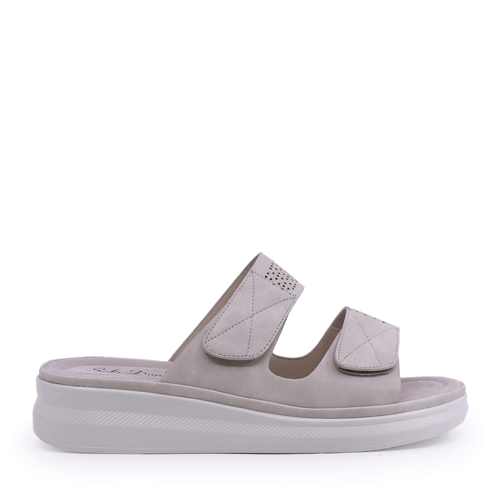 Reducere 50% - Saboți cu perimetre reglabile femei Solo Donna gri 1169DST2510GR 1 Saboți cu perimetre reglabile femei Solo Donna gri 1169DST2510GR