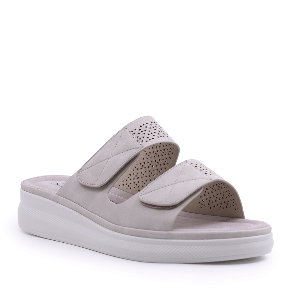 Reducere 50% - Saboți cu perimetre reglabile femei Solo Donna gri 1169DST2510GR 2 Reducere 50% - Saboți cu perimetre reglabile femei Solo Donna gri 1169DST2510GR - imagine 2