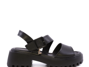 Sandale chunky femei Luca di Gioia negre din piele 1299DS1621N