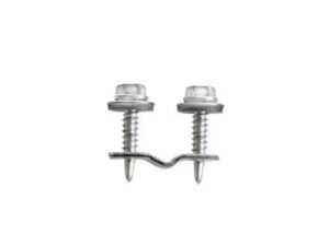 Set 100 x Clema Prindere Panou Policarbonat de Gard 12 x 1.5 mm