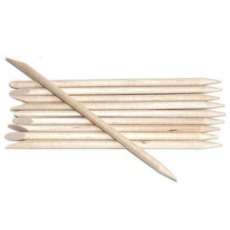 Reducere 14% - Set 2 x 100 Betisoare din Lemn pentru Cuticule Prima, 115 mm 1 Set 2 x 100 Betisoare din Lemn pentru Cuticule Prima