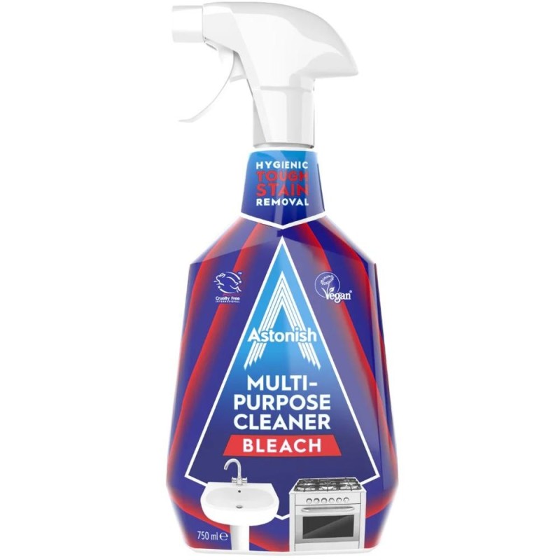 Reducere 19% - Set 2 x Solutie de Curatare cu Inalbitor pentru Diferite Utilizari, 750 ml, Astonish 1 Set 2 x Solutie de Curatare cu Inalbitor pentru Diferite Utilizari