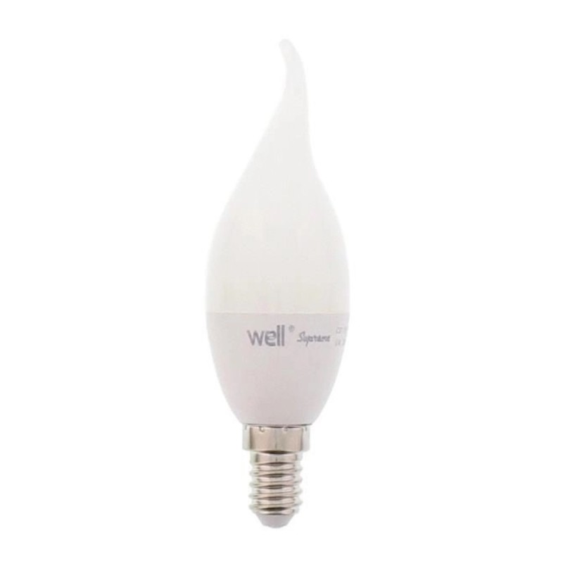 Reducere 14% - Set 3 x Bec LED Lumanare E14 6W 230V, Lumina Calda, Supreme Well 1 Set 3 x Bec LED Lumanare E14 6W 230V