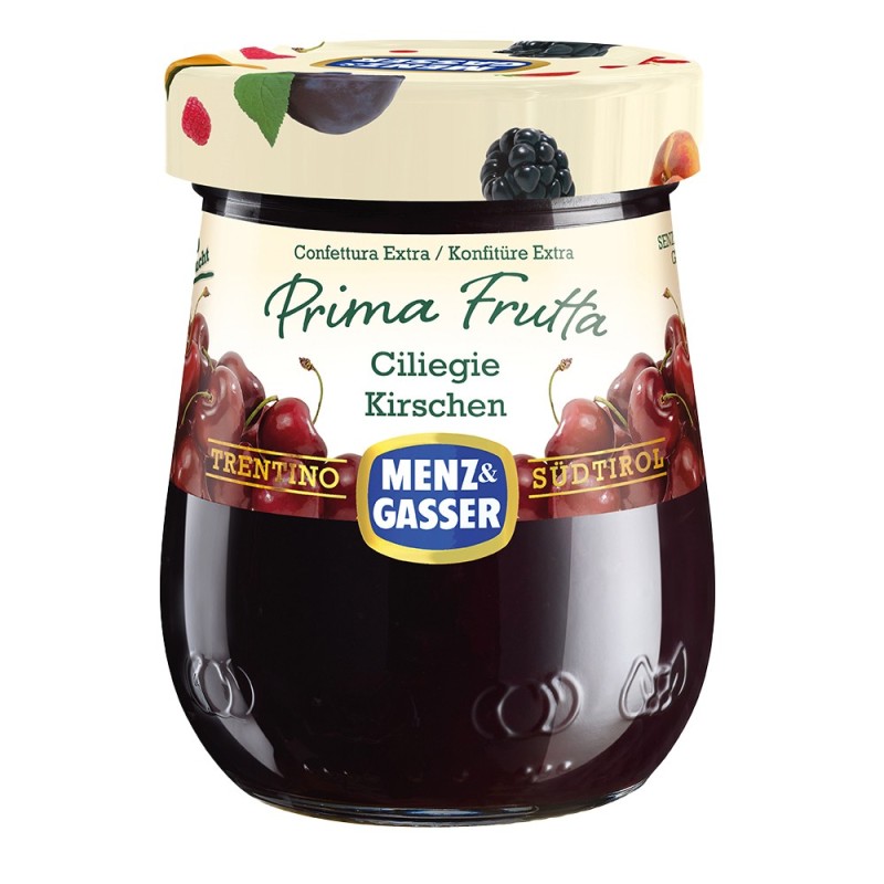 Reducere 19% - Set 3 x Gem de Cirese 50% Fructe, Menz and Gasser, 340 g 1 Set 3 x Gem de Cirese 50% Fructe