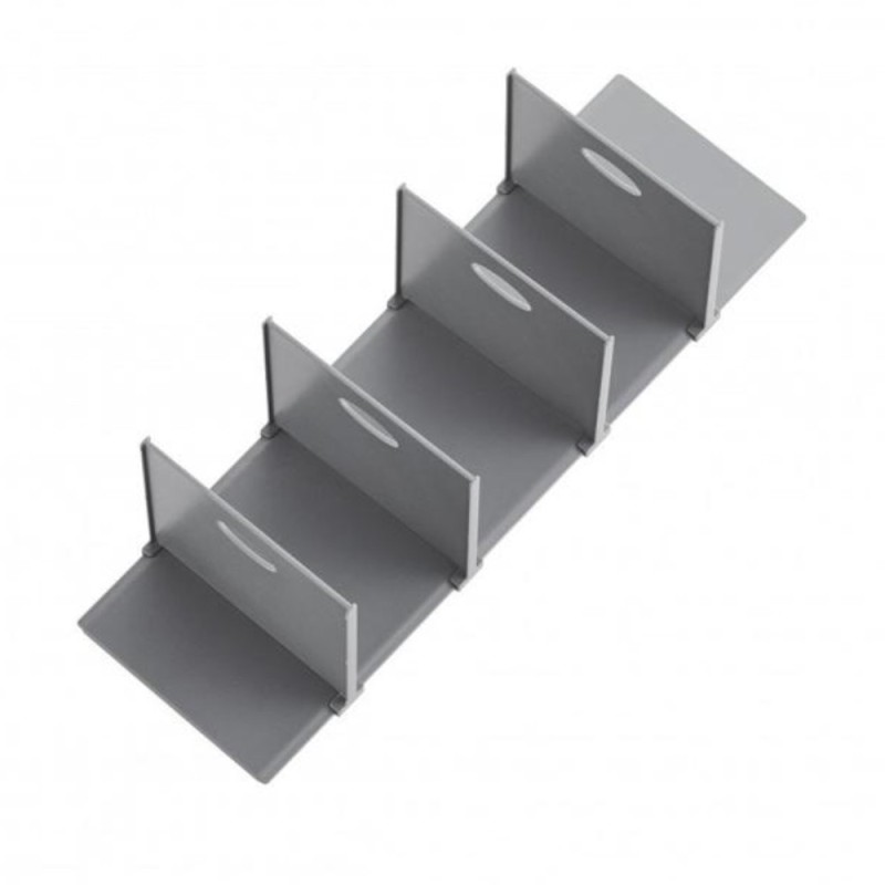 Reducere 14% - Set 4 Separatoare Inferioare Cos Jolly Preciso pentru Corp de 200 mm, Finisaj Antracit 1 Set 4 Separatoare Inferioare Cos Jolly Preciso pentru Corp de 200 mm