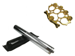Set baston telescopic din otel