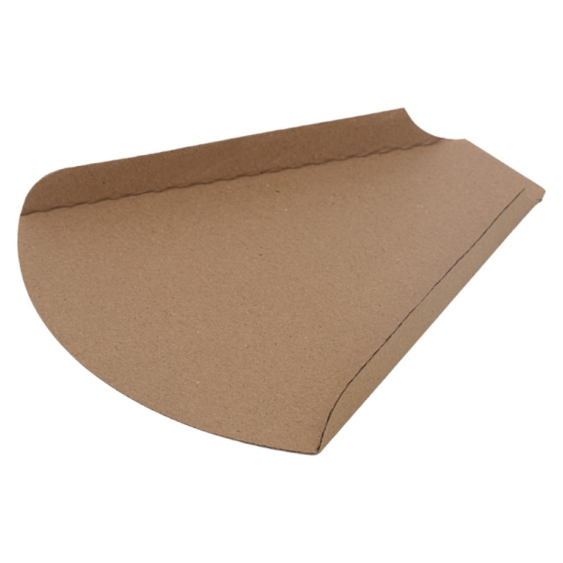 Reducere 14% - Set Suporturi Triunghi din Carton Kraft pentru Pizza, 25 x 2 x 0.17 cm, 50 Bucati 1 Set Suporturi Triunghi din Carton Kraft pentru Pizza